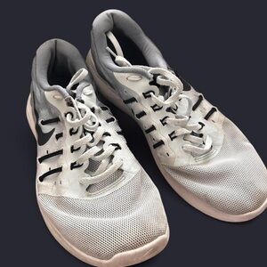 Nike White and Gray Lunarstelos sneakers women’s 9.5